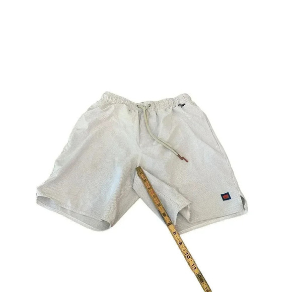 Cova Men's Cream Medium Wash Pull-On Spot Swim Trunks Size Small - Picture 6 of 8